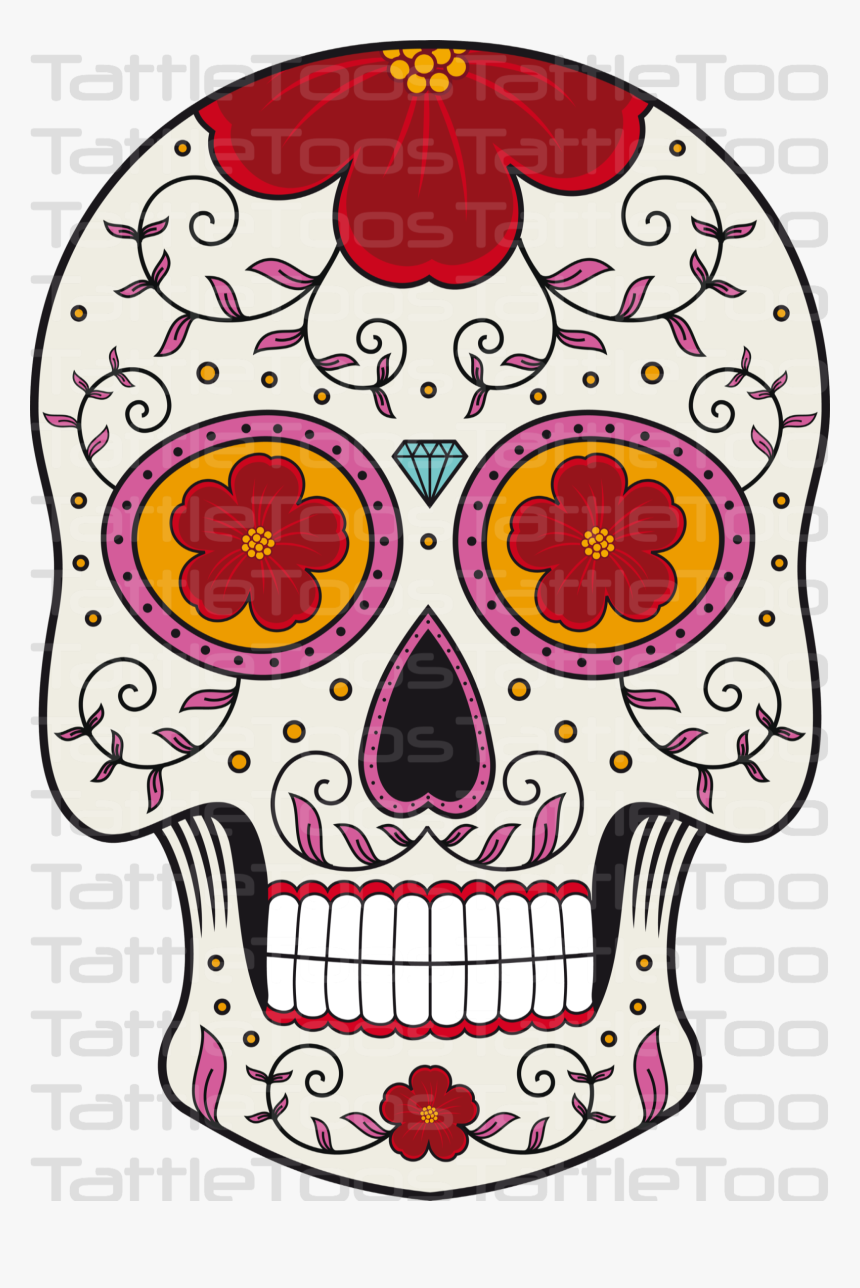 Transparent Santa Muerte Png - Calaveras México Png, Png Download, Free Download