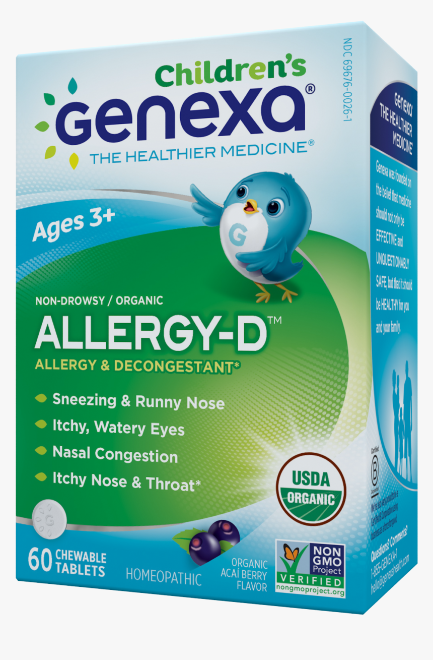 Children"s Organic Allergy & Decongestant, Organic - Best Allergy Medicine For Kids, HD Png Download, Free Download