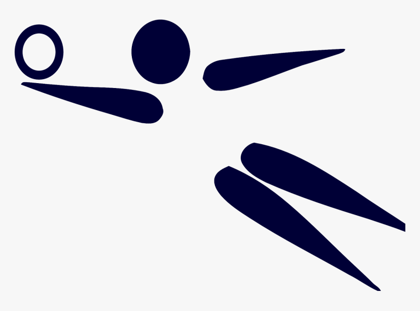 Volleyball Player Pictogram Free Picture - Volleyball Clip Art Free Blue, HD Png Download, Free Download