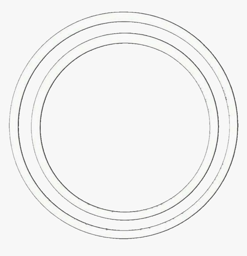 Circle Circles Overlay Overlays Icon Tumblr Aesthet - White Circle Overlay, HD Png Download, Free Download