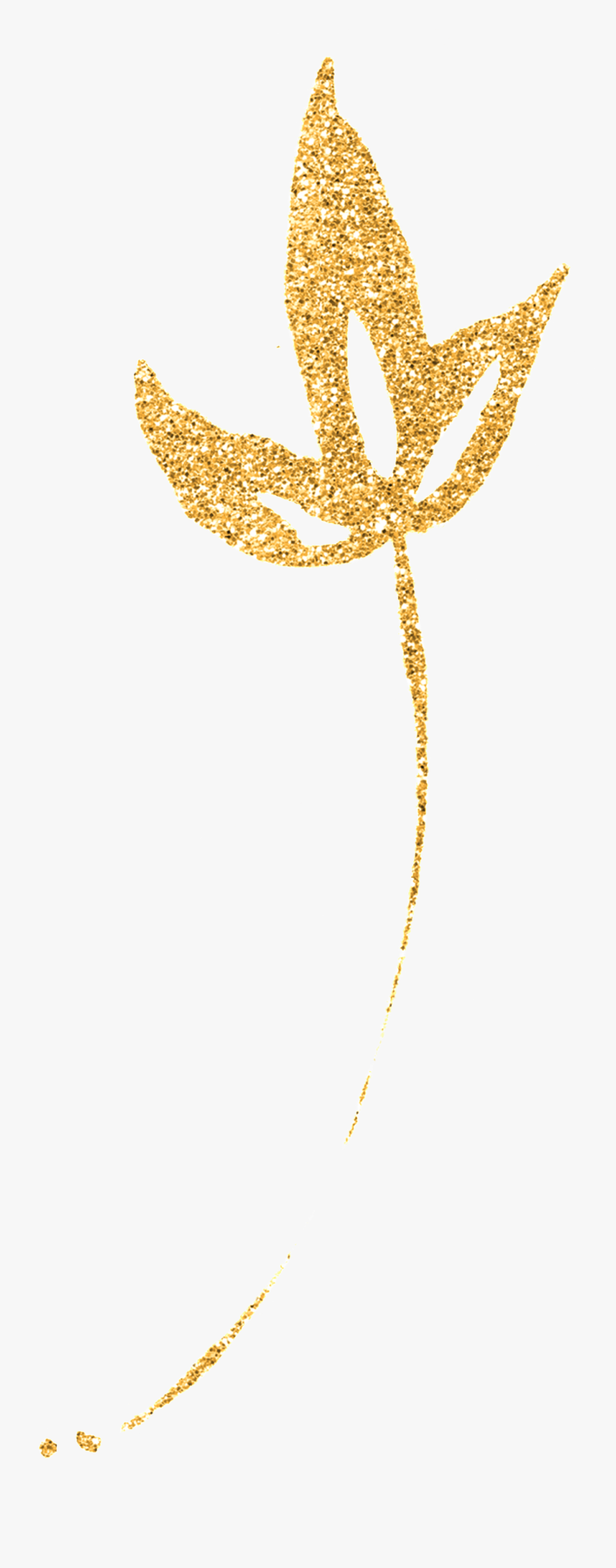 Golden Leaf Cartoon Transparent - Illustration, HD Png Download, Free Download