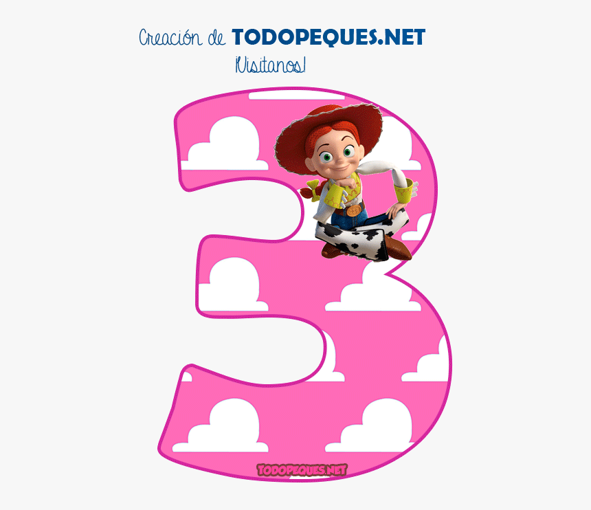 Numero 4 De Jessie Toy Story, HD Png Download, Free Download