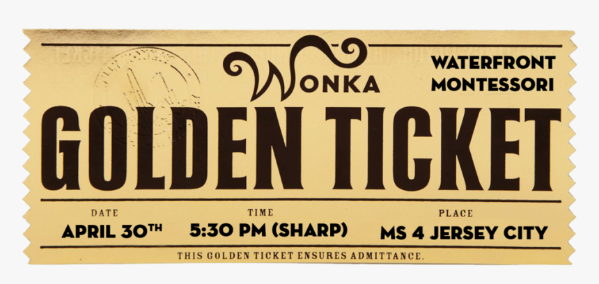 Willy Wonka Golden Ticket Template Free Download Printable Templates