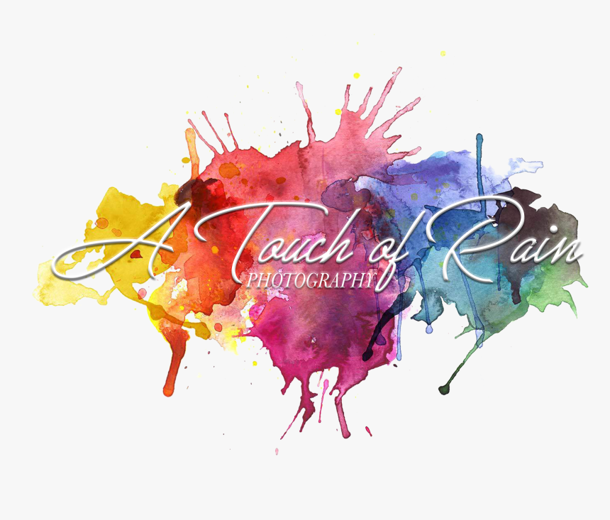 A Touch Of Rain Photography - Transparent Background Watercolor Splatter Png, Png Download, Free Download