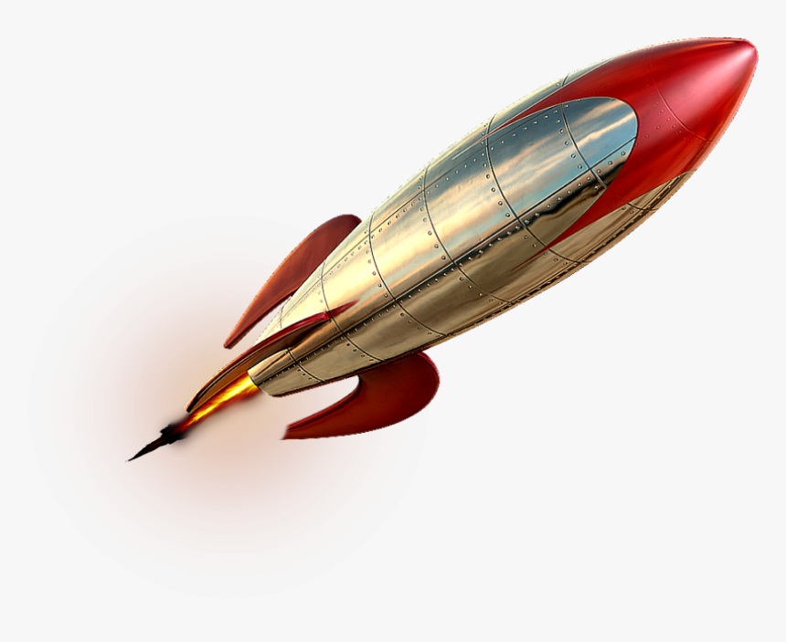 Red-white Steel Rocket Png Image - Missile Rocket Transparent Background, Png Download, Free Download