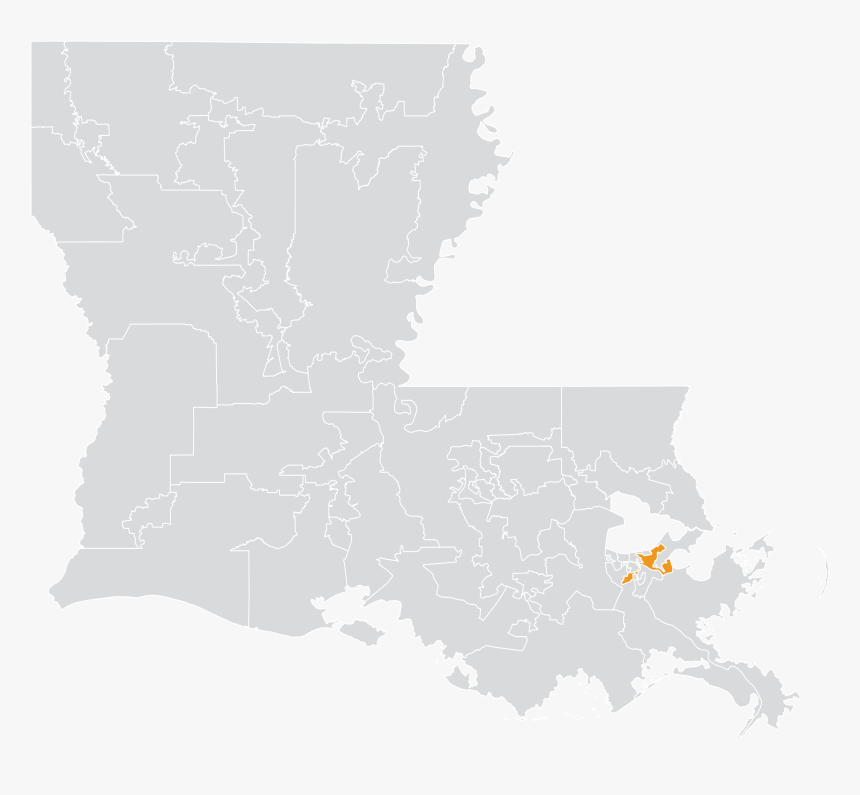 Louisiana Senate District 3 - Native American In Louisiana Map, HD Png Download, Free Download