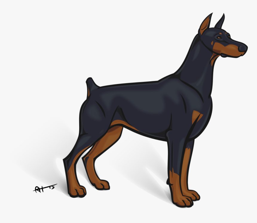 Doberman Vector Logo - Dobermann, HD Png Download, Free Download