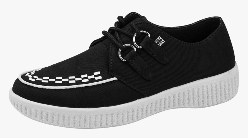 Tuk Black Twill Viva Creepers - Skate Shoe, HD Png Download, Free Download