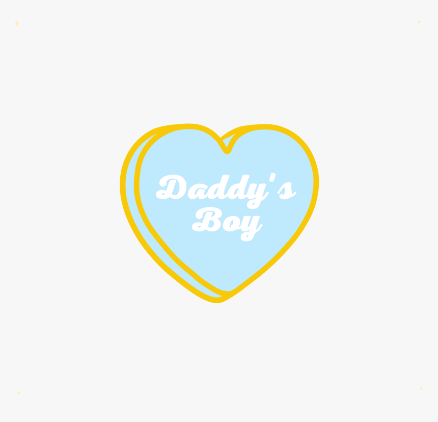 Daddy"s Boy Candy Hearts Pin - Heart, HD Png Download, Free Download