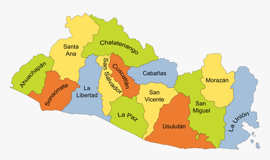 El Salvador Natural Disasters Map, HD Png Download - kindpng