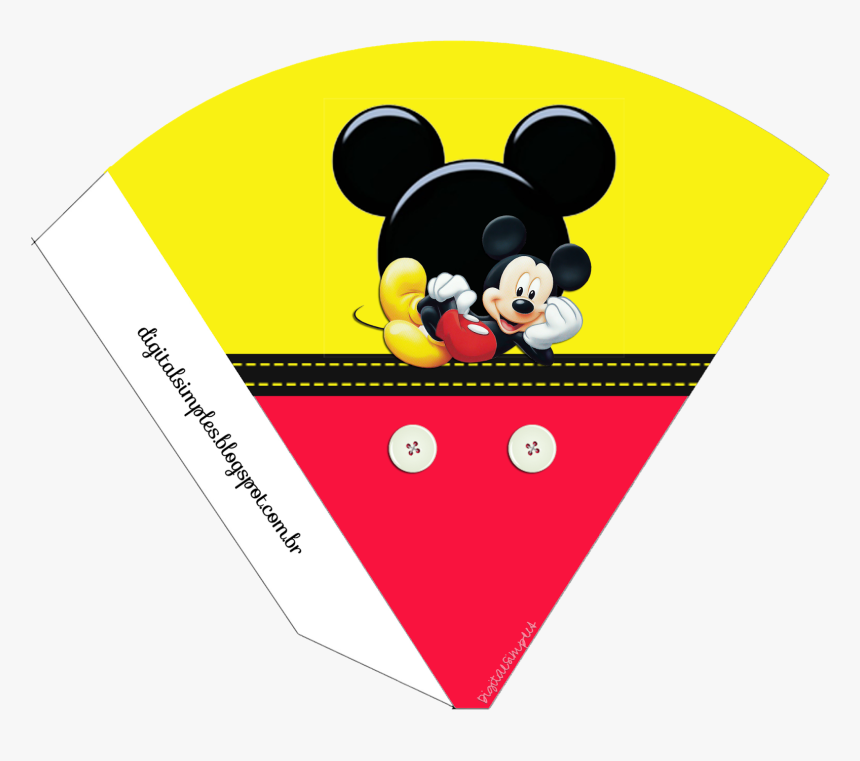 Kit Aniversário De Personalizados Tema Mickey Mouse - Minnie Mouse Circle Stickers Red, HD Png Download, Free Download