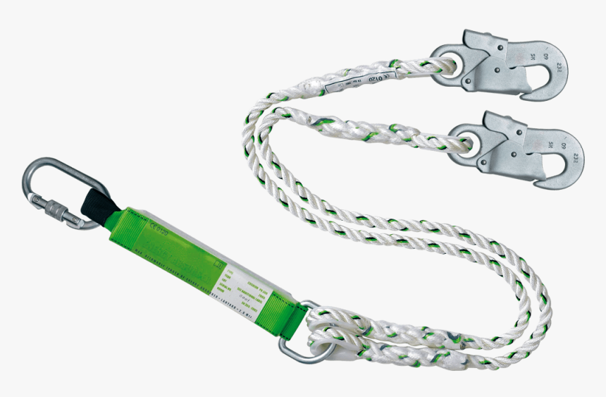 Forked Twisted Rope Lanyard Energy Absorber - Pn 352 Karam, HD Png Download, Free Download