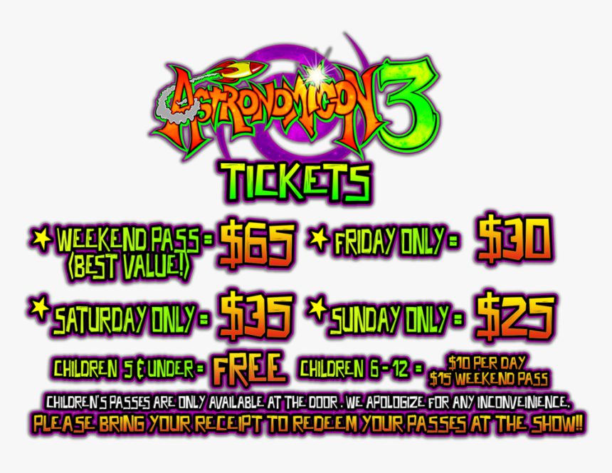 Astronomicon 3 Ticket Page - Illustration, HD Png Download, Free Download