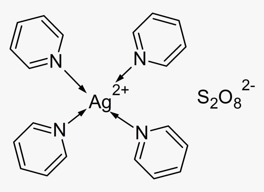 Tetrakis Pyridine Silver Ii Peroxydisulfate, HD Png Download, Free Download