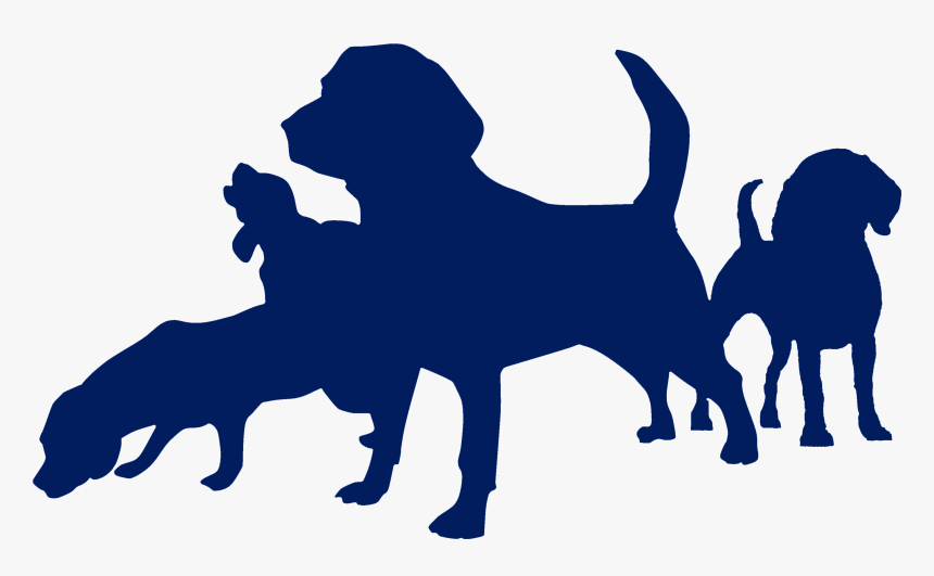 Beagle Clipart , Png Download - Dog Silhouette Navy Blue Png, Transparent Png, Free Download