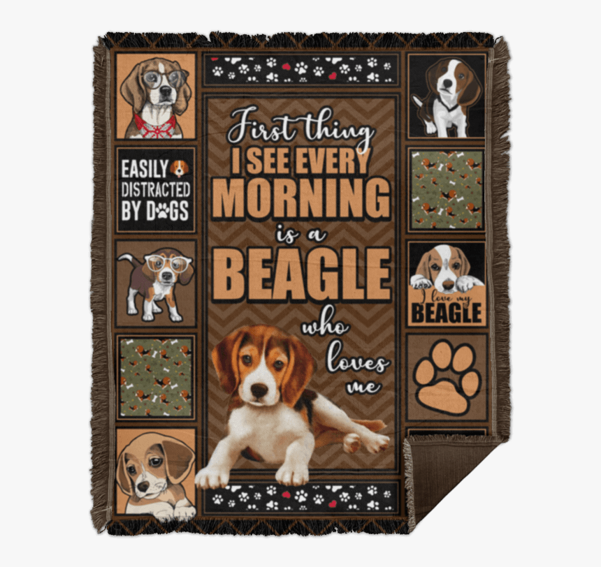 Woven Blanket - - Beagle, HD Png Download, Free Download