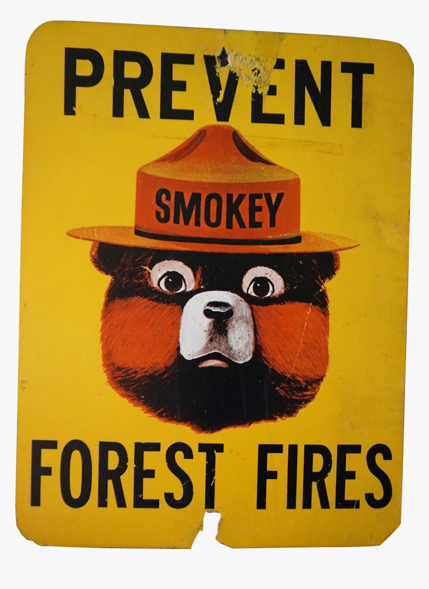 Smokey The Bear Png - Poster, Transparent Png, Free Download