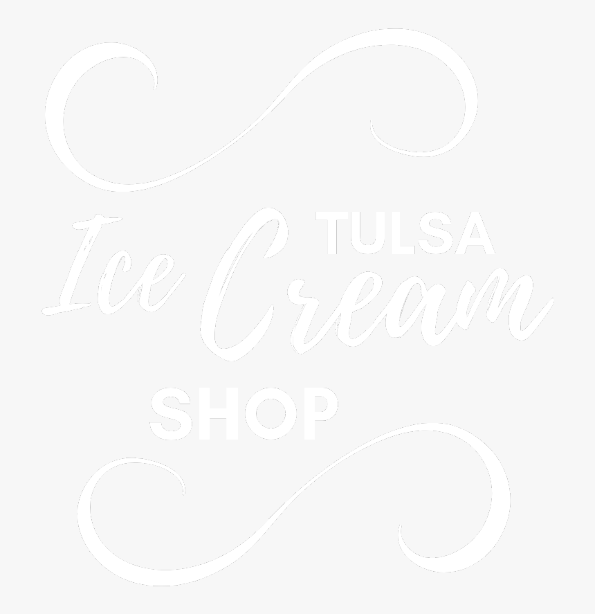 Tulsa Ice Cream Shop - Calligraphy, HD Png Download, Free Download