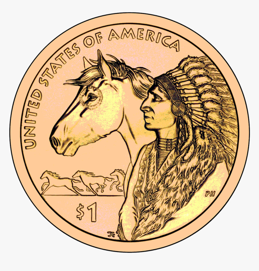 Transparent Blank Coin Png - 2012 Native American Dollar, Png Download, Free Download