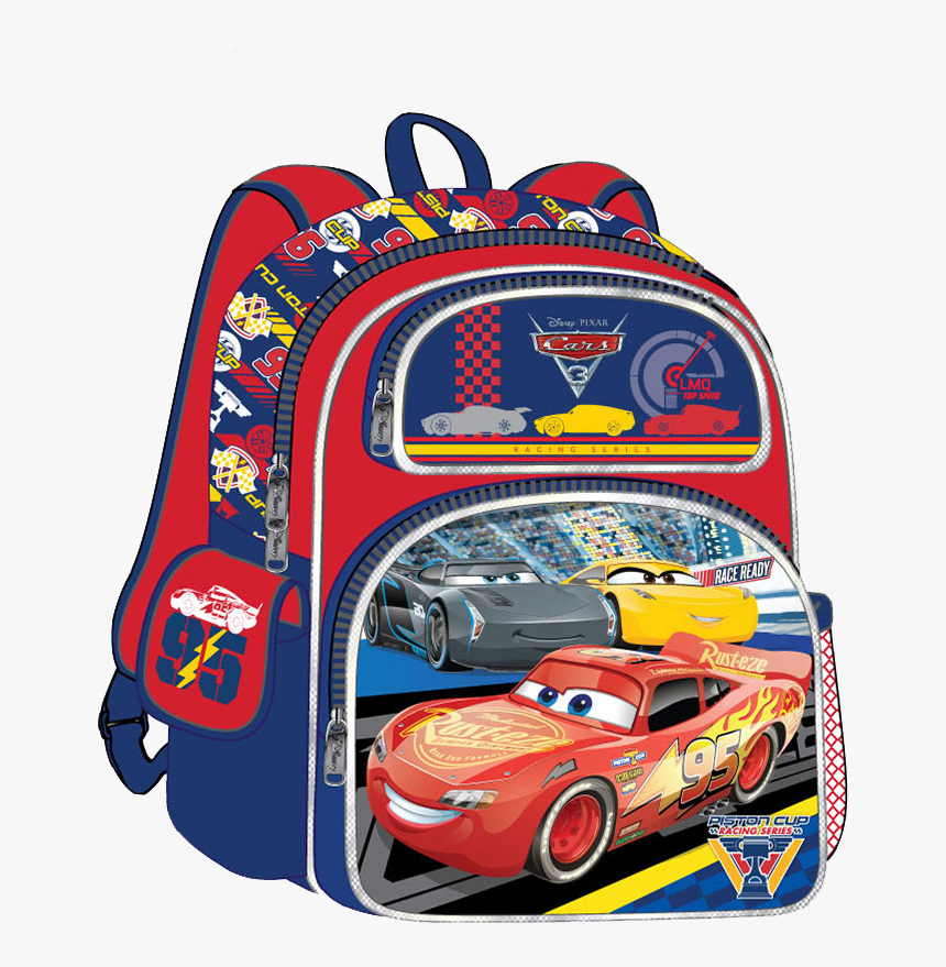 Disney Cars 3- Cars 3 Road Signs 3d - Cars 2 Disney Store Backpack, HD Png Download, Free Download