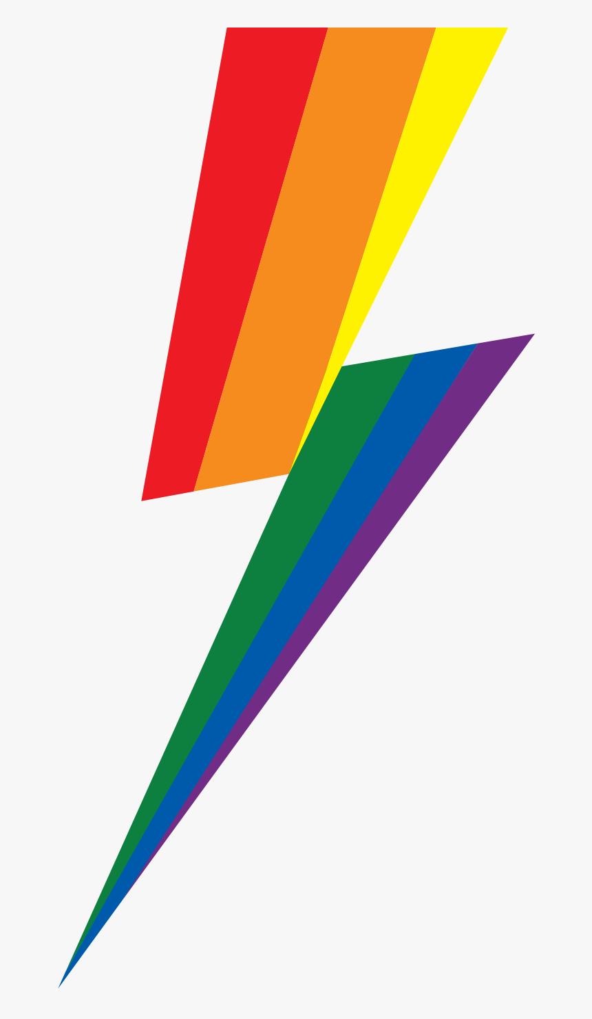 Pride Lightning Bolt , Png Download - Pride Lightning Bolt, Transparent Png, Free Download