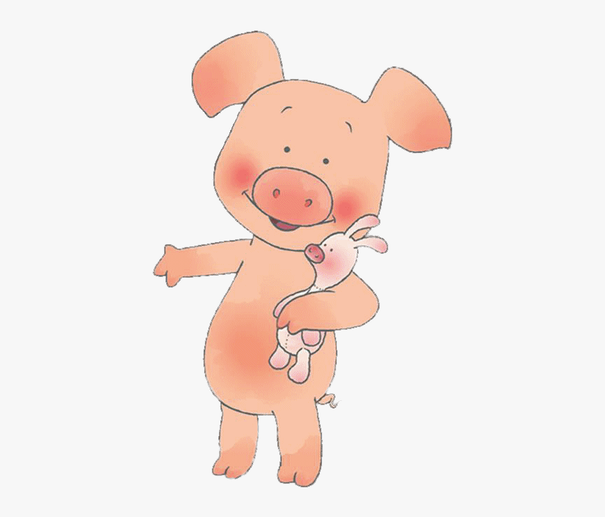 Wibbly Pig Holding Piglet - Wibbly Pig Transparent, HD Png Download, Free Download