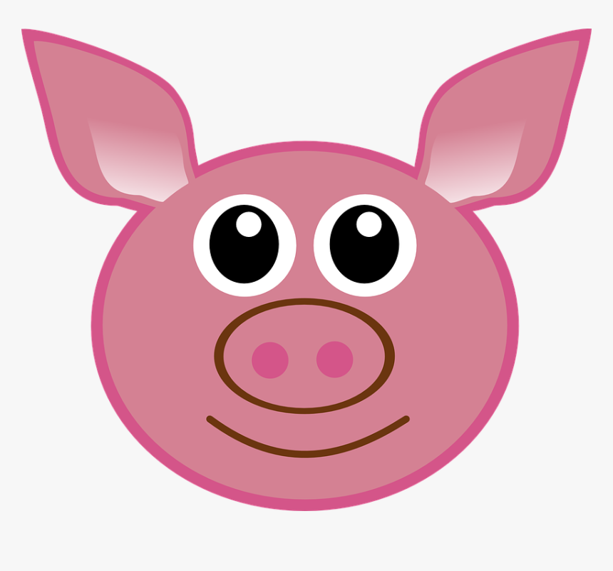 Cartoon Pig Face, HD Png Download, Free Download