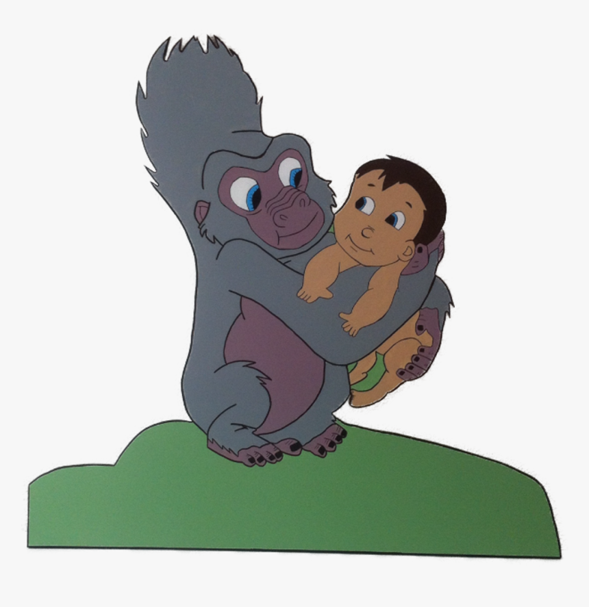 Affe Mit Tarzan - Cartoon, HD Png Download, Free Download