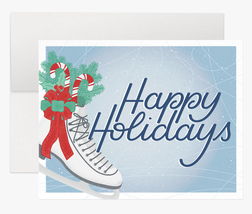 Caseycircle Hc700 Happyholidaysskate R01 - Christmas Card, HD Png Download, Free Download