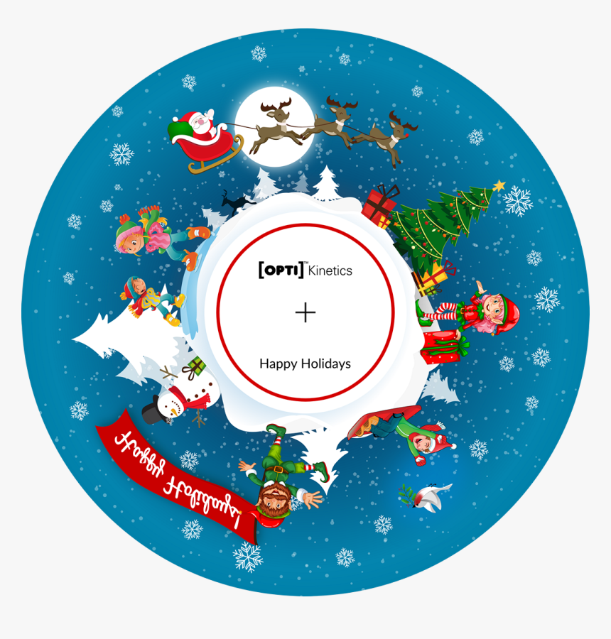 Happy Holidays - Circle, HD Png Download, Free Download