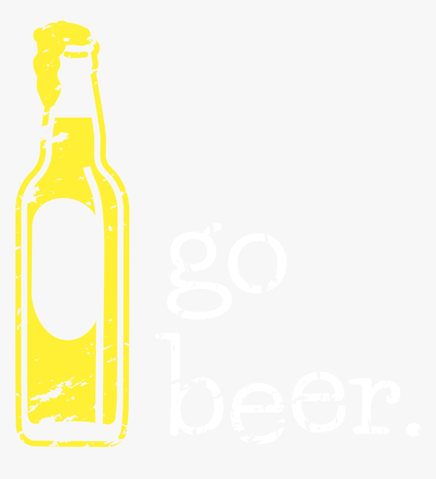 Go Beer With Beer Bottle Zazshirt - Glass Bottle, HD Png Download, Free Download