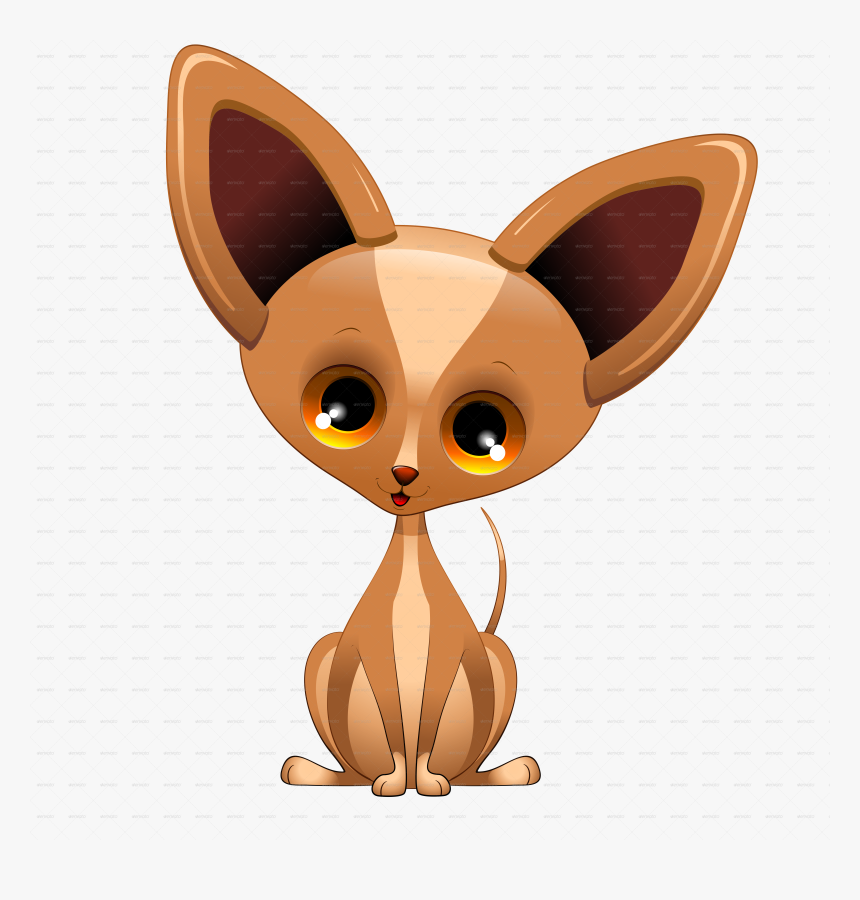 Transparent Cartoon Puppy Clipart - Transparent Cartoon Chihuahua Png, Png Download, Free Download