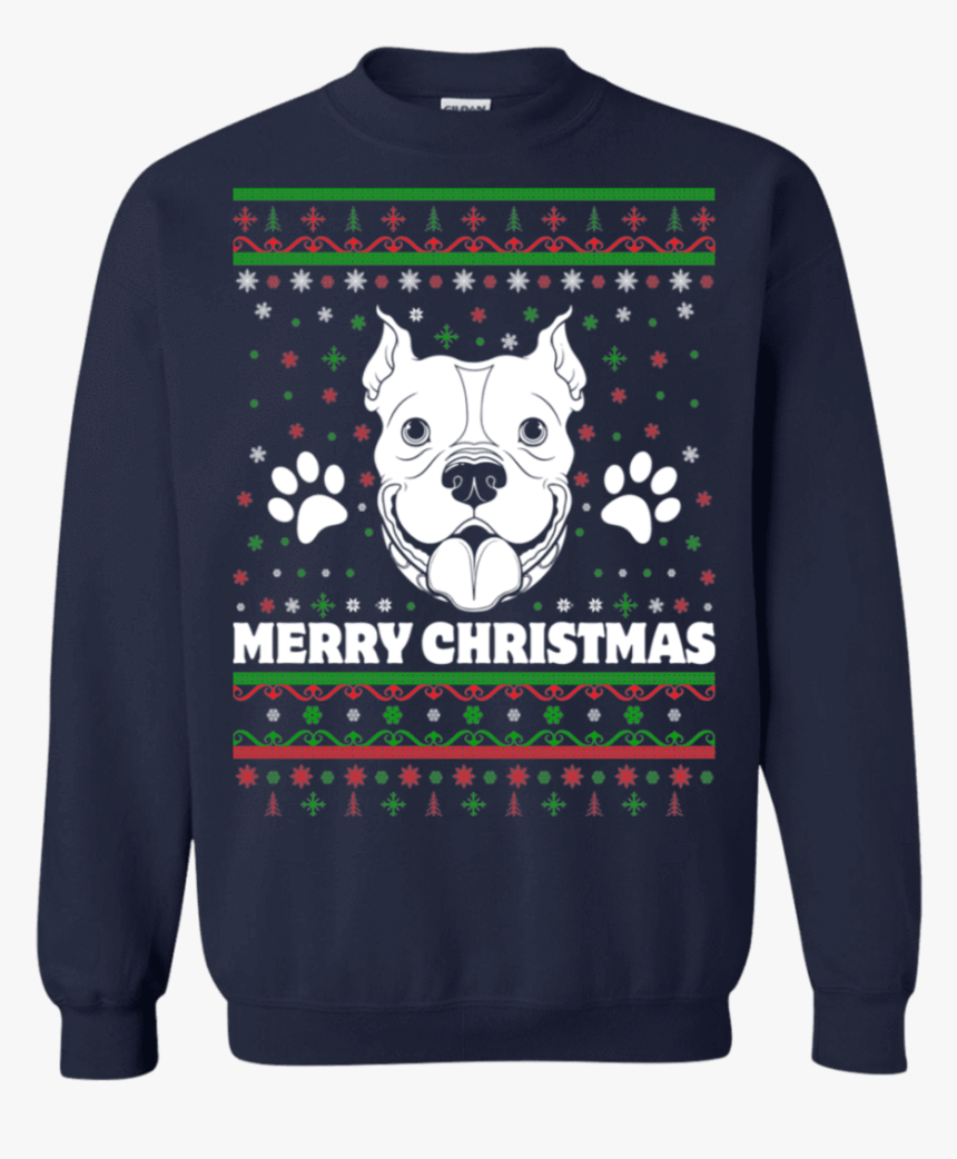 Pitbull Dog Ugly Christmas Sweater - Mustang Christmas Sweater, HD Png Download, Free Download
