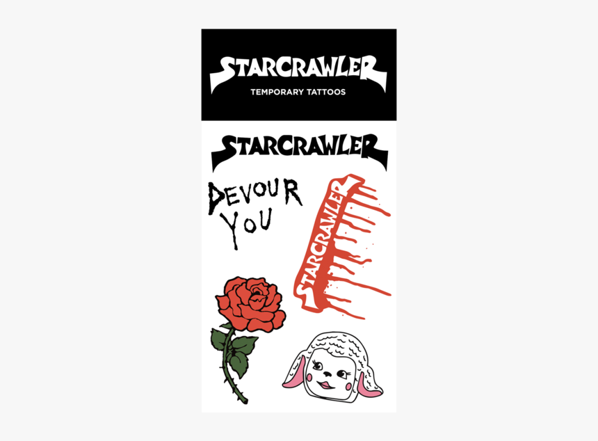 Starcrawler Temporary Tattoos - Illustration, HD Png Download, Free Download