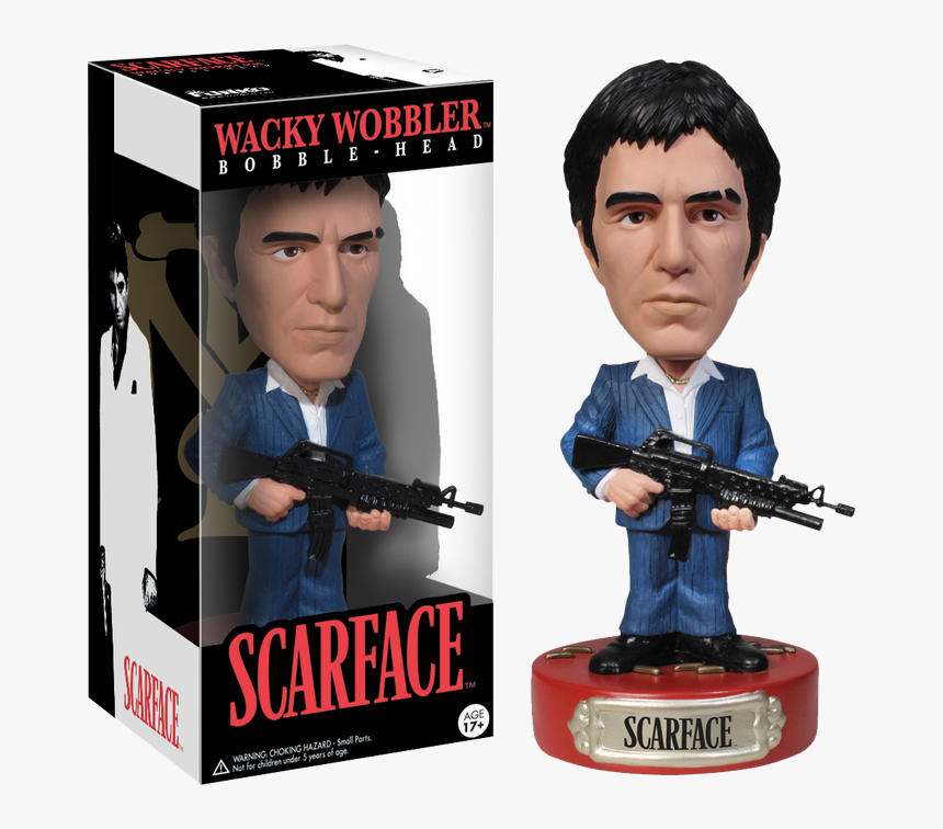 Scarface Wacky Wobbler Bobble Head - Scarface Bobblehead, HD Png Download, Free Download