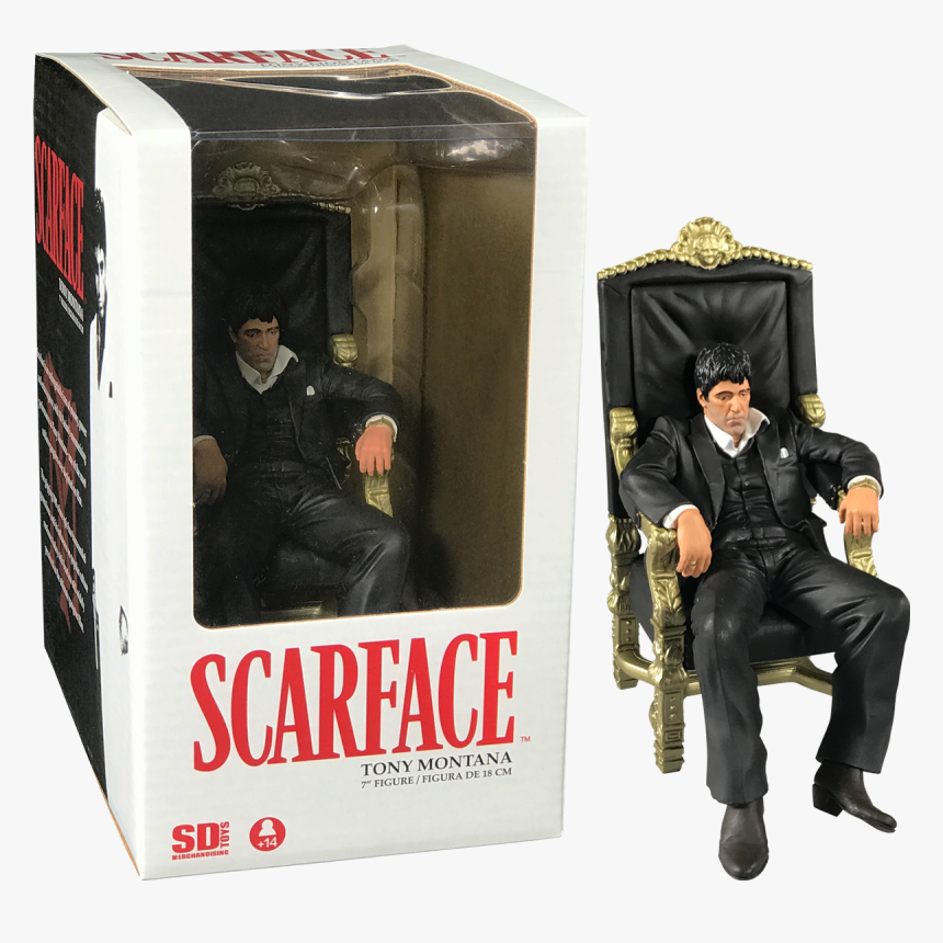 Tony Montana In Chair 7” Figure - Sd Toys Tony Montana, HD Png Download, Free Download