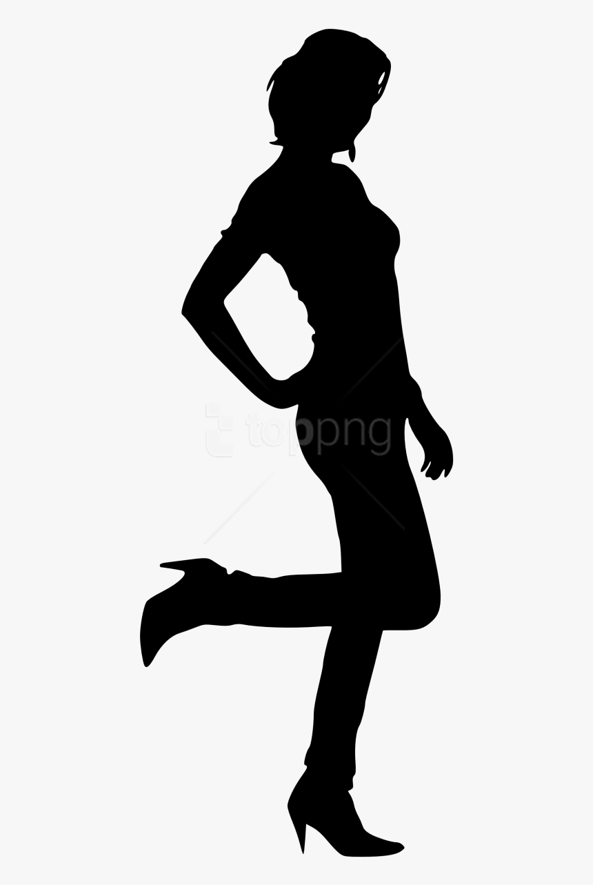 Free Png Woman Silhouette Png - Woman Silhouette Png Girl, Transparent Png, Free Download