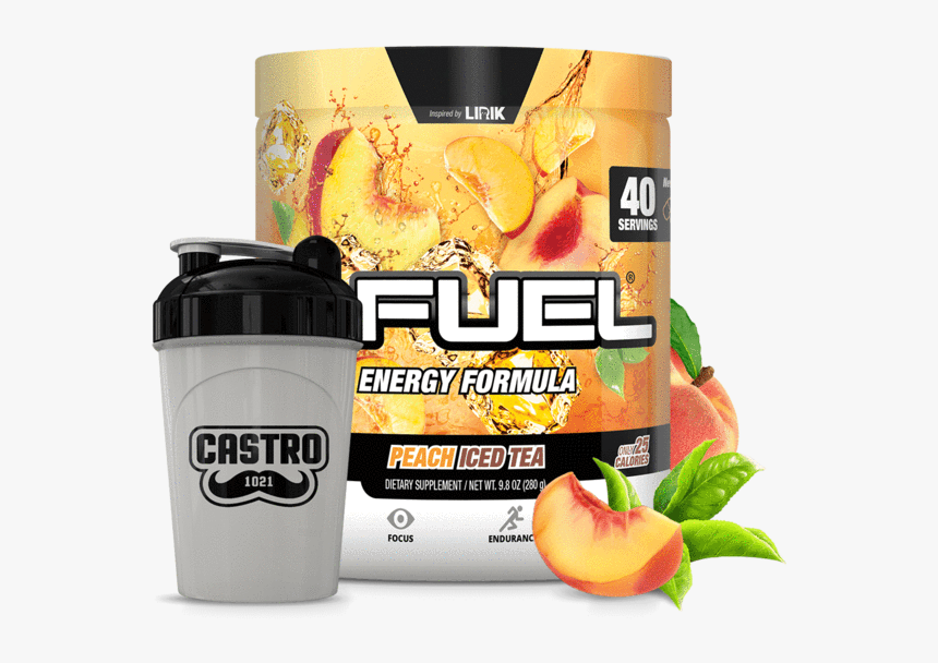 Peach Iced Tea Tub - G Fuel Strawberry Shortcake, HD Png Download, Free Download