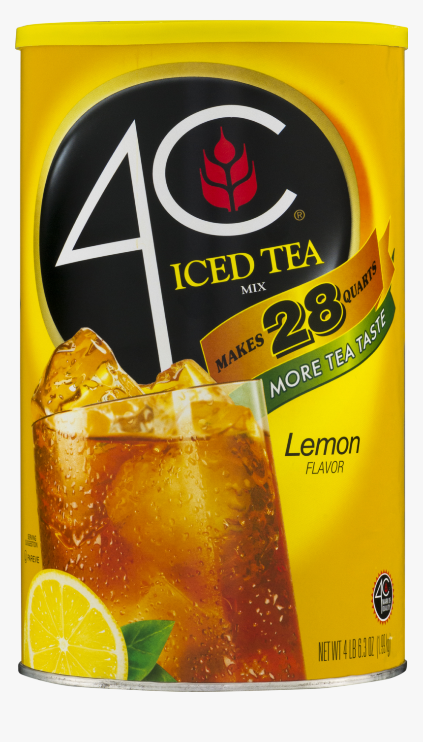 4c Lemon Iced Tea Mix, HD Png Download, Free Download