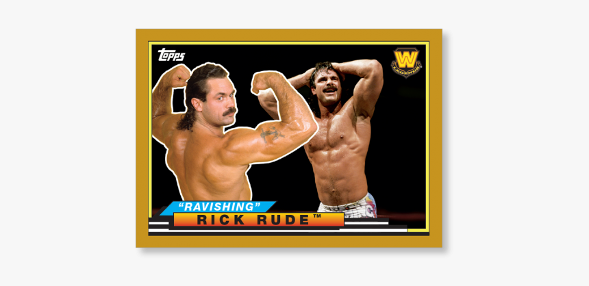 2018 Topps Wwe Heritage Ravishing Rick Rude Big Legends - Ravishing Rick Rude, HD Png Download, Free Download