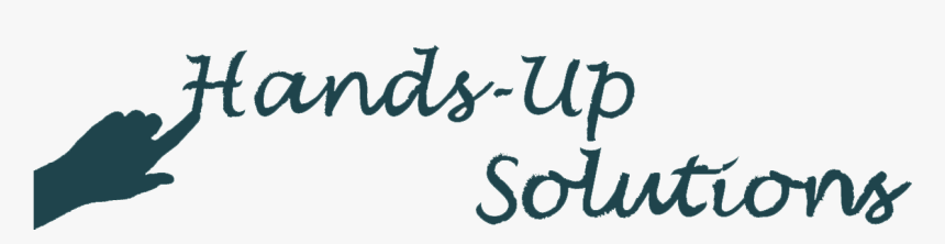 Hands-up Solutions Banner - Calligraphy, HD Png Download, Free Download