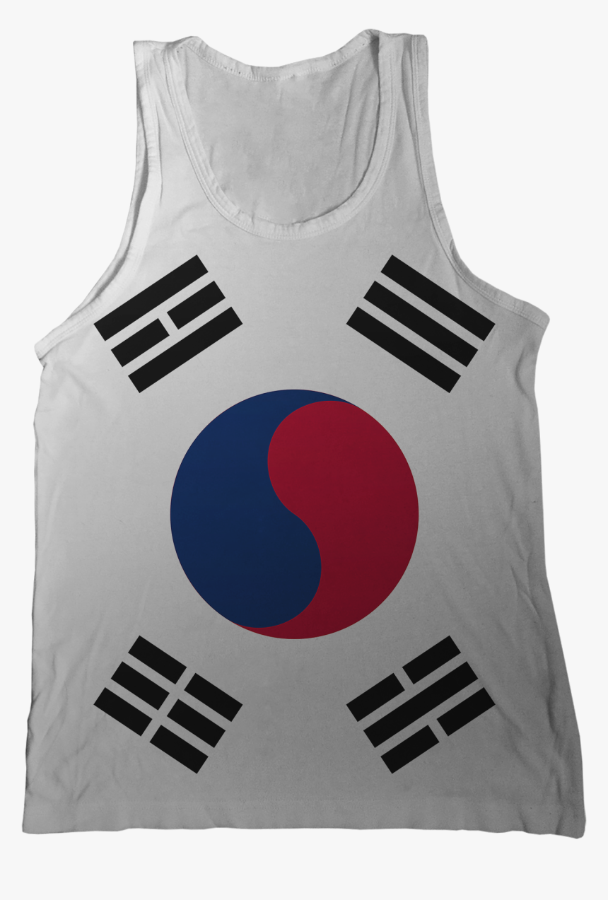 South Korea Flag Tank Top - Korea Flag Wallpaper For Mobile, HD Png Download, Free Download