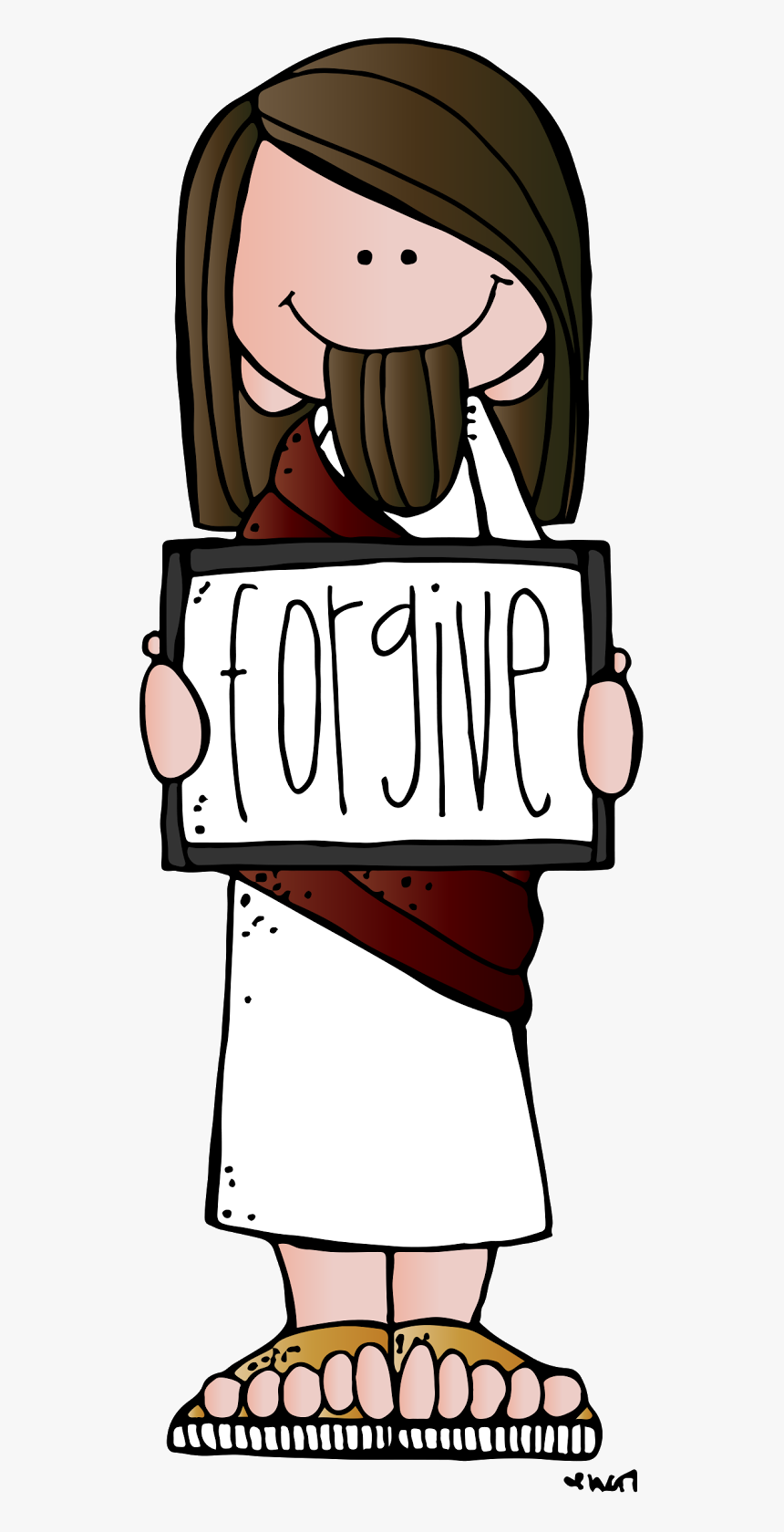 Mary Joseph And Jesus Clipart Graphic Transparent Download - Melonheadz Jesus, HD Png Download, Free Download