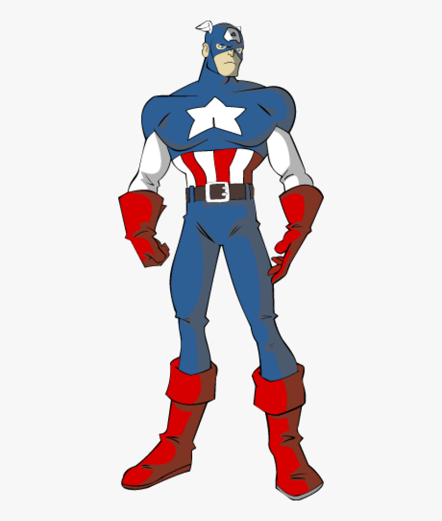 Ultimate Captain America Cartoon, HD Png Download, Free Download