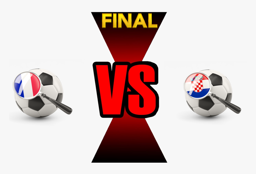 Fifa World Cup 2018 Final Match France Vs Croatia Png, Transparent Png, Free Download