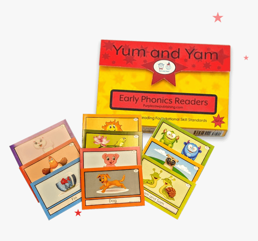 Yum And Yam Early Phonics Readers - Paper, HD Png Download, Free Download