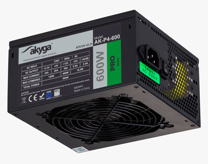 Power Supply 600w Atx, HD Png Download, Free Download