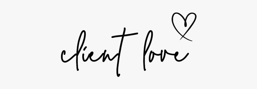 Clientlove - Calligraphy, HD Png Download, Free Download