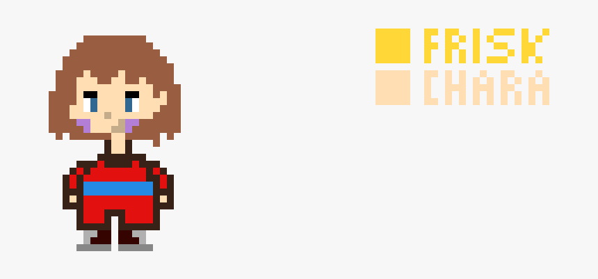 Undertale Frisk Pixel Art, HD Png Download, Free Download