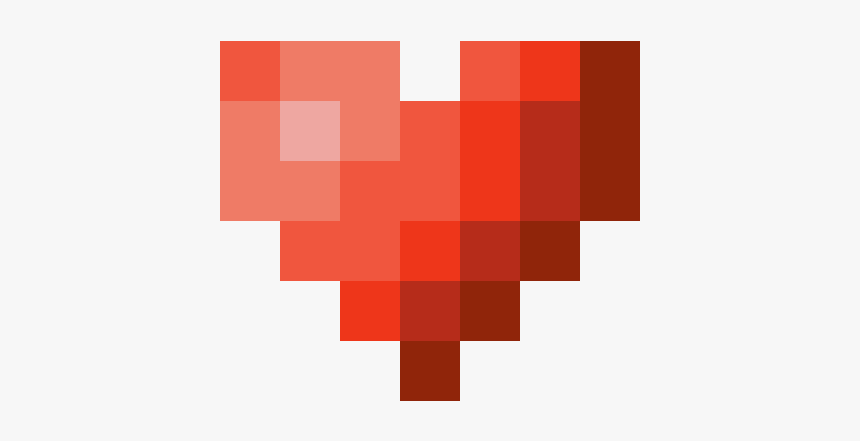 Black Pixel Heart Png, Transparent Png, Free Download